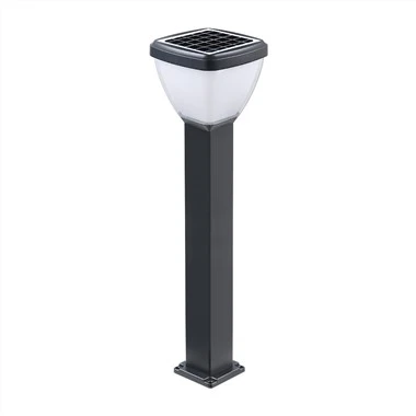 Square Solar Outdoor Led Bollard Lighting