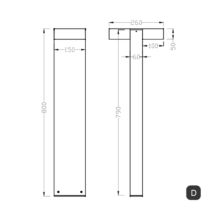 Lawn Light Bollard