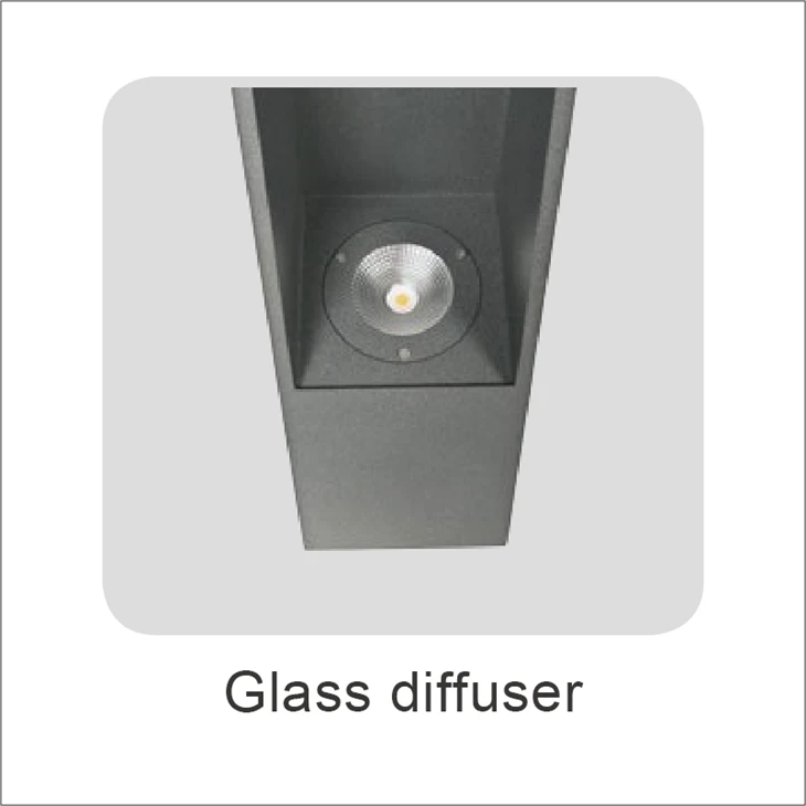 Modern Dark Grey Anti Corrosion Design Adjustable Lightness