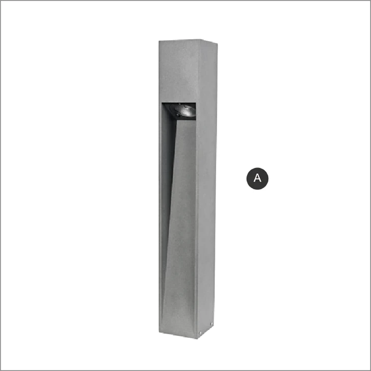 Modern Dark Grey lawn light