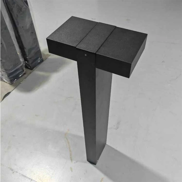 Inner Flange LED Bollard Anti-UV LED Garden Light Double Head